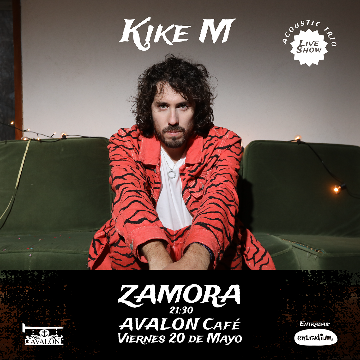 Concierto de Kike M en el Ávalon Café de Zamora