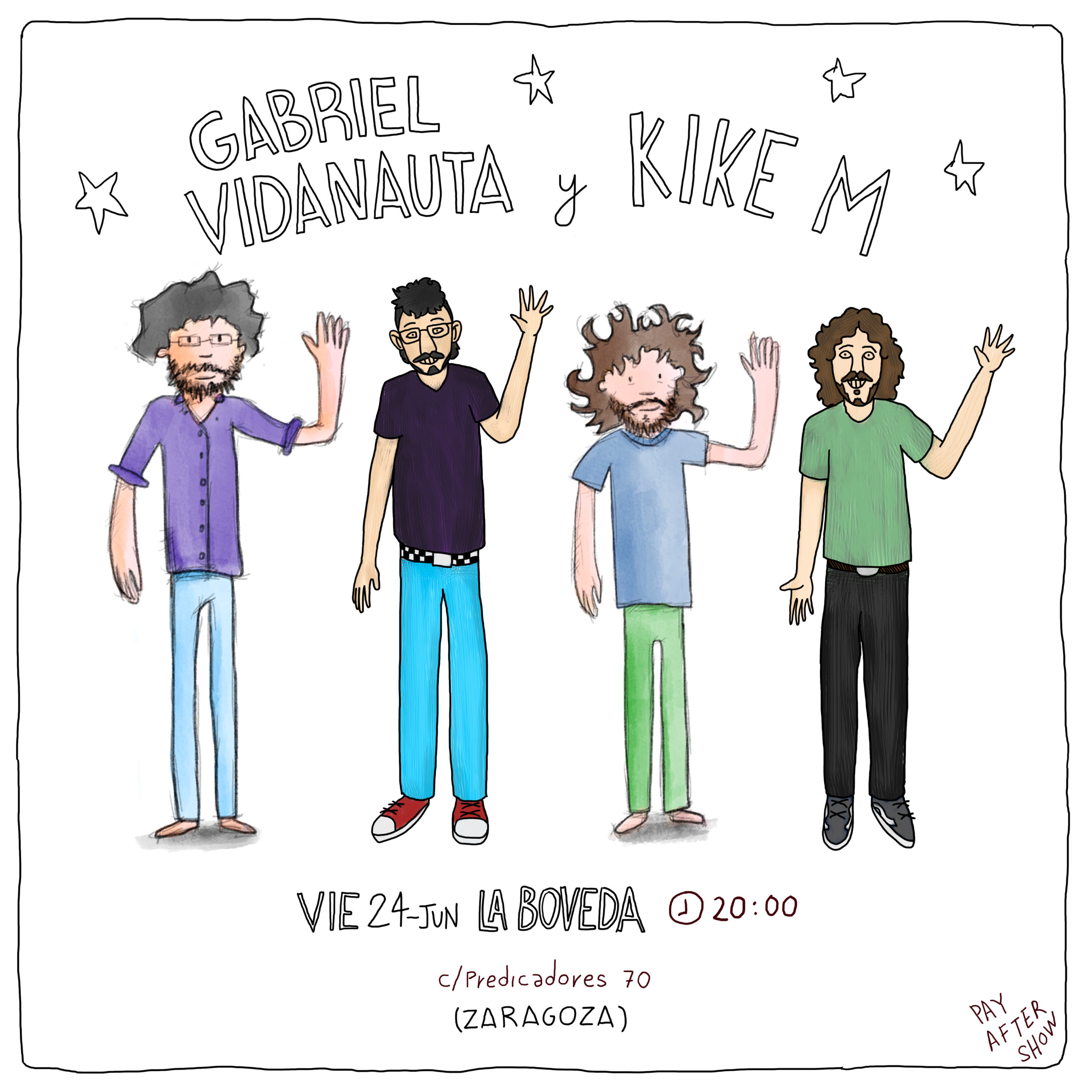 Kike M y Vidanauta en Zaragoza concierto